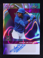 Josue De Paula 2024 Leaf Vivd Autographs Lava BAJDP #7/7 RC at PristineAuction.com