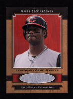 Ken Griffey Jr. 2001 Upper Deck Legends Legendary Game Jersey #JKG at PristineAuction.com
