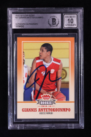 Giannis Antetokounmpo Signed 2013-14 Fleer Retro #47 RC (BGS) at PristineAuction.com