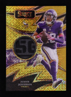 Justin Jefferson 2024 Select Sparks Materials Prizm Gold #41 #01/10 at PristineAuction.com