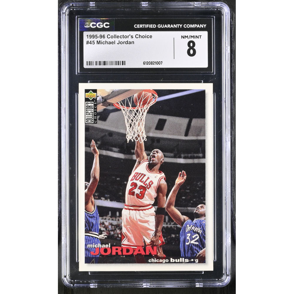 Michael Jordan 1995-96 Collector's Choice #45 (CGC 8) at PristineAuction.com
