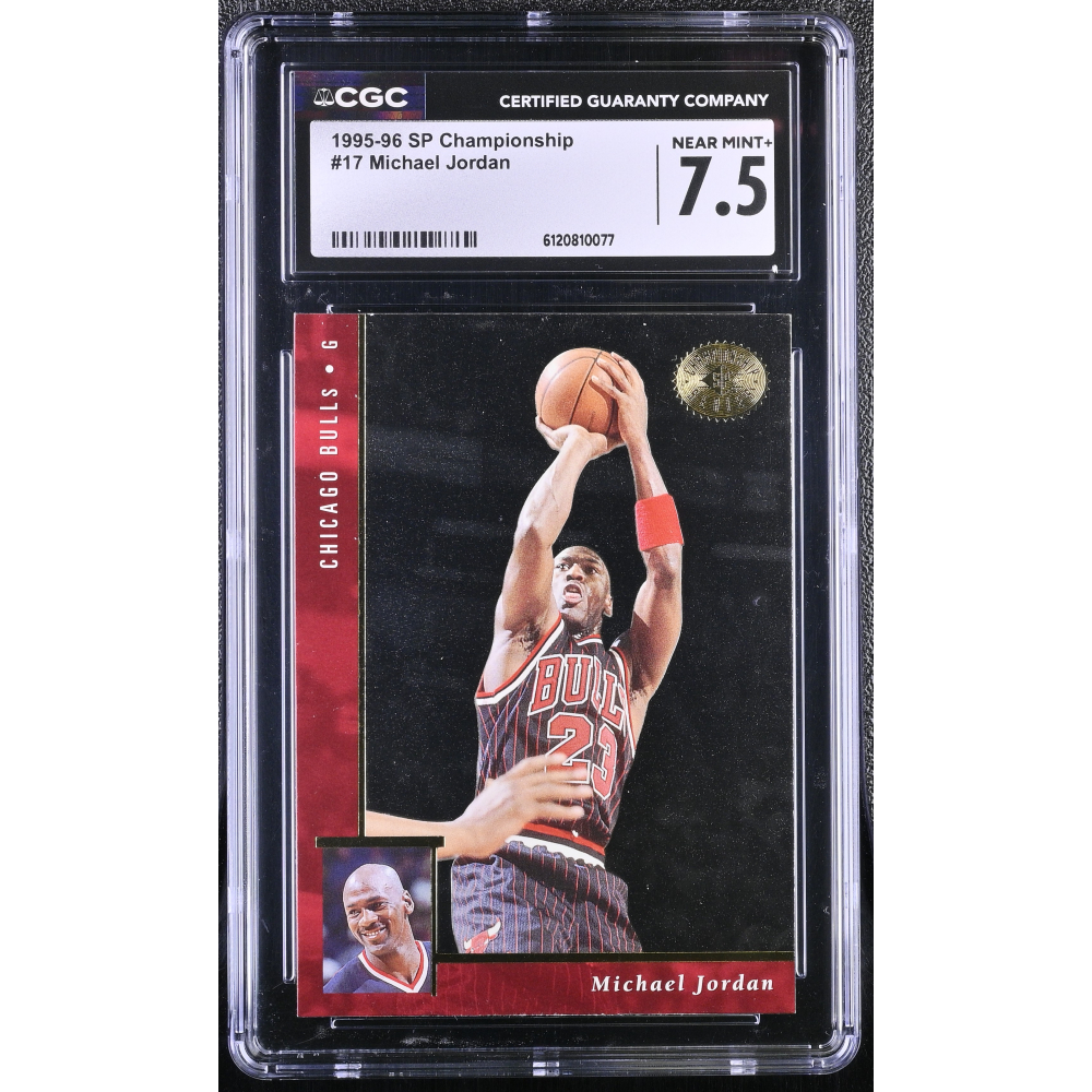 Michael Jordan 1995-96 Upper Deck Sp Championship #17 (CGC 7.5) at PristineAuction.com