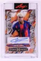 Lamine Yamal 2025 Sports Heroes Loud And Clear Autographs Clear Acetate Bronze #LCLM1 #4/9 at PristineAuction.com
