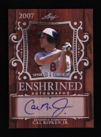 Cal Ripken Jr. 2016 Leaf Sports Heroes Enshrined Autographs #EACRJ at PristineAuction.com