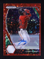 Joshua Baez 2021 Panini Prizm Draft Picks Base Autographs Prizms Red Donut Circles #54 #70/99 RC at PristineAuction.com