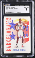 Michael Jordan 1991-92 Skybox USA #534 (CGC 7) at PristineAuction.com