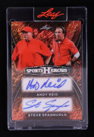 Andy Reid / Steve Spagnuolo 2026 Leaf Sports Heroes Dual Autographs Orange Shimmer #H22 #1/1 at PristineAuction.com