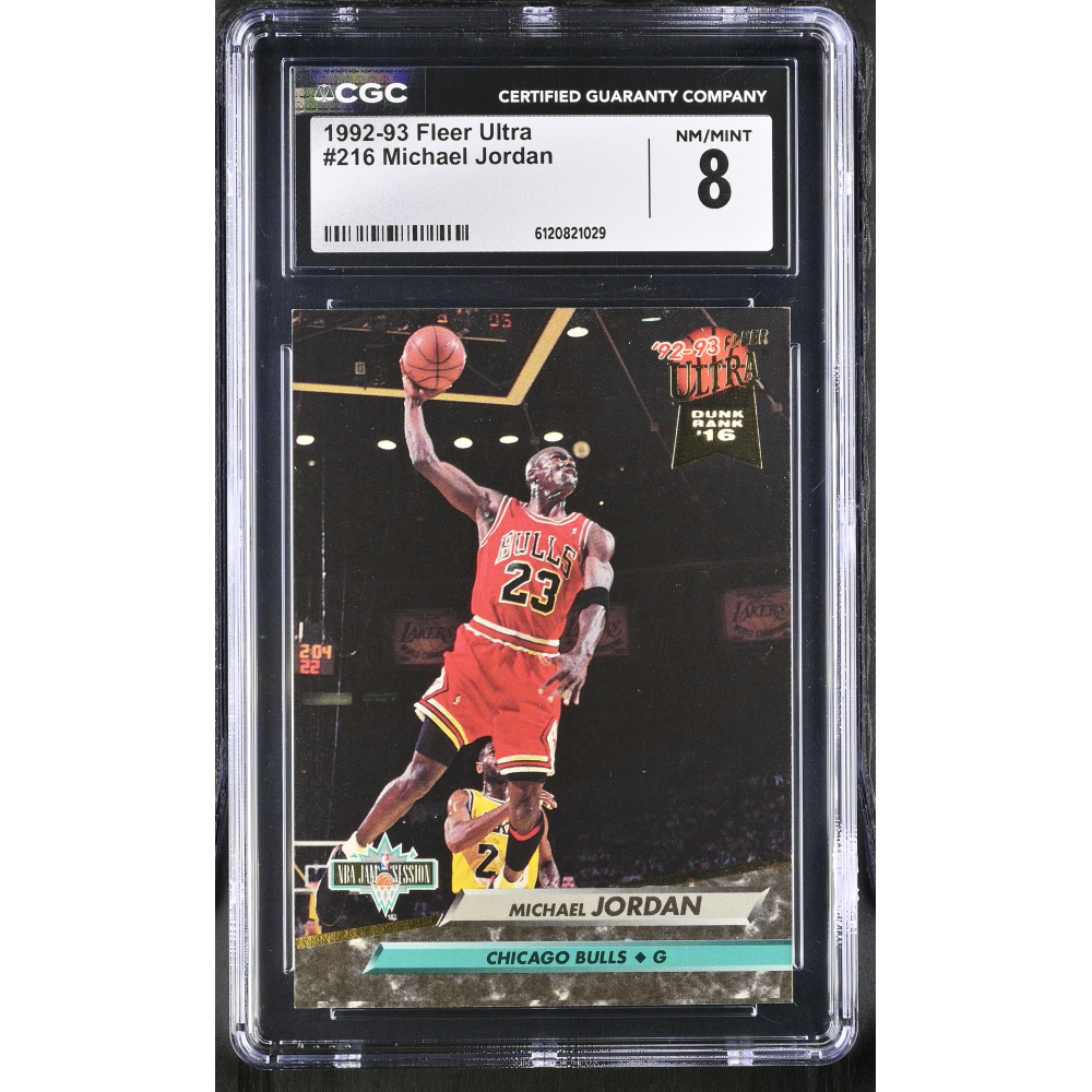 Michael Jordan 1992-93 Fleer Ultra #216 (CGC 8) at PristineAuction.com