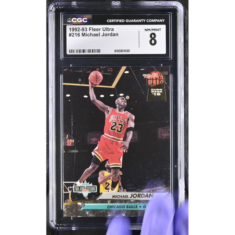 Michael Jordan 1992-93 Fleer Ultra #216 (CGC 8) at PristineAuction.com