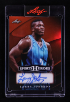 Larry Johnson 2026 Leaf Sports Heroes Autographs Prismatic Orange #BALJ1 #1/6 at PristineAuction.com