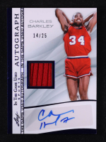 Charles Barkley 2025 Leaf ITG Used Sports Game Used Autographs Blue #IGACB1 #14/25 at PristineAuction.com