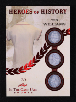 Ted Williams 2025 Leaf ITG Used Sports Heroes of History Red #HH83 #2/4 at PristineAuction.com