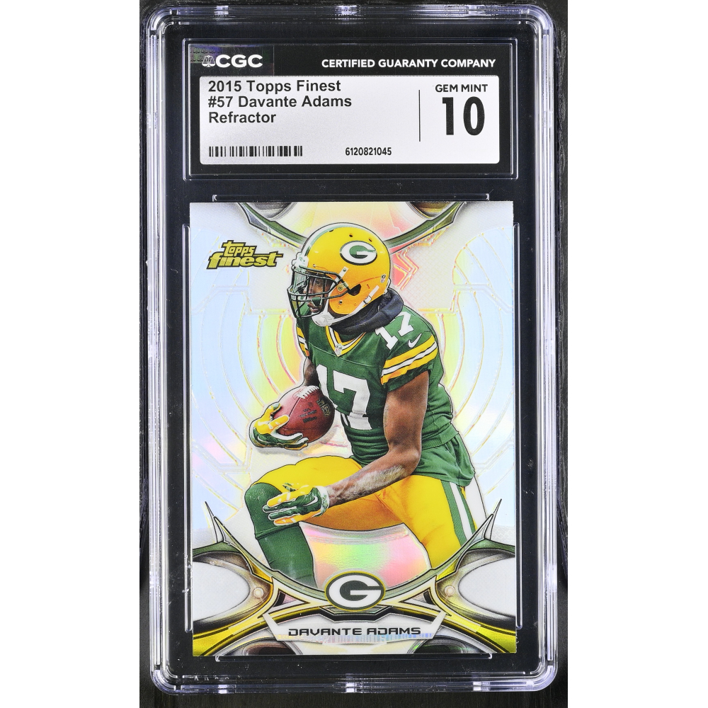 Davante Adams 2015 Topps Finest Refractor #57 (CGC 10) at PristineAuction.com