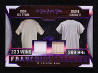 Don Sutton / Duke Snider 2025 Leaf ITG Used Sports Franchise Leaders Purple #FL3 #5/6 at PristineAuction.com