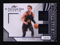Trae Young 2025 Leaf ITG Used Sports Gate Attraction Blue #GA43 #16/55 at PristineAuction.com