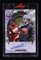 Dominique Wilkins 2026 Leaf Metal President's Day Autographs Benjamin Harrison Silver Crystal #BADW1 #1/1 at PristineAuction.com