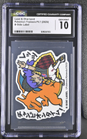 Leon & Charizard 2025 Pokemon Trainers Pt.1 B-Side Label (CGC 10) at PristineAuction.com