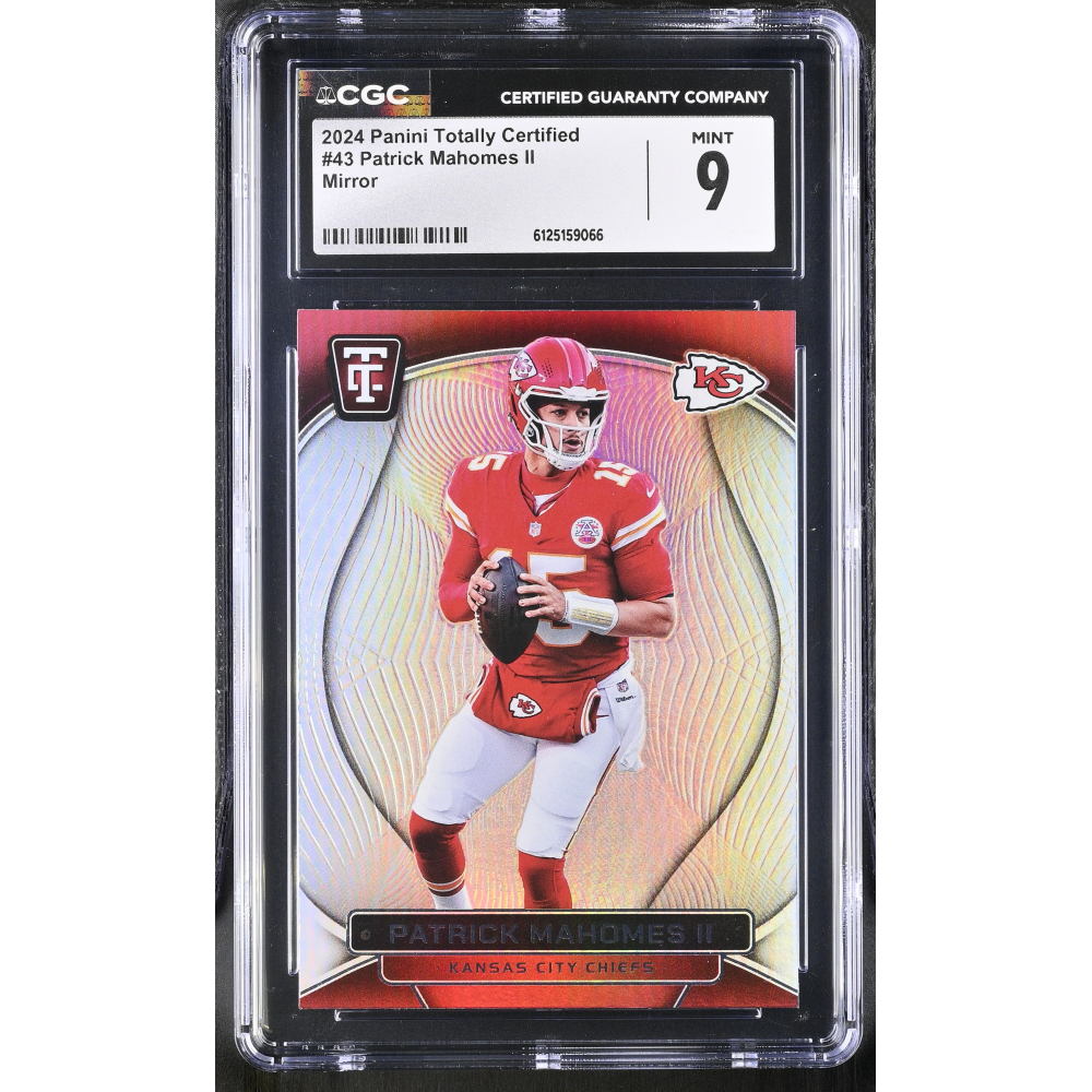 Patrick Mahomes II 2024 Panini Totally Certified Mirror #43 (CGC 9) at PristineAuction.com