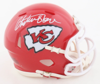Christian Okoye Signed Chiefs Speed Mini Helmet (Schwartz) at PristineAuction.com