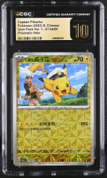 Captain Pikachu 2025 Pokemon TCG Scarlet & Violet Gem Pack Vol.1 Simplified Chinese Prism Holo #0704 (CGC 10 | Black Label) at PristineAuction.com