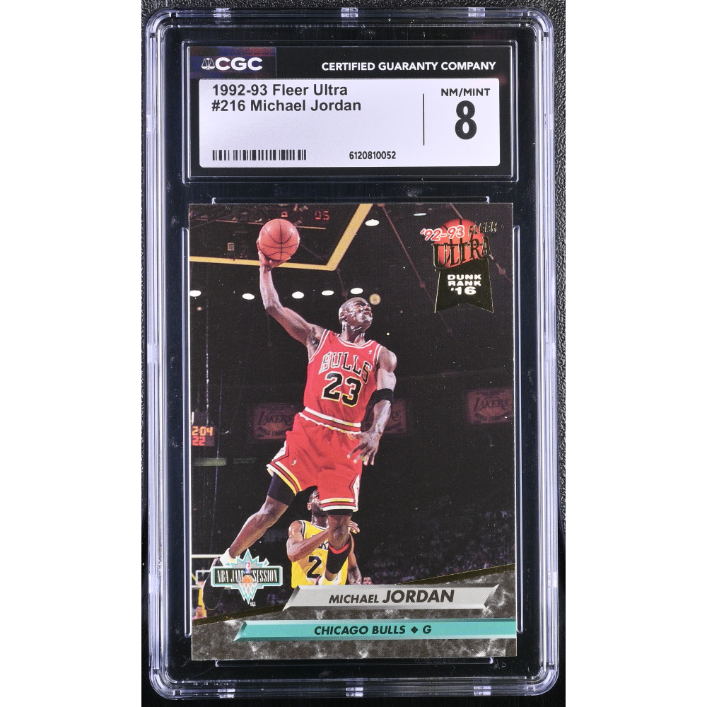 Michael Jordan 1992-93 Fleer Ultra #216 (CGC 8) at PristineAuction.com