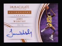 James Worthy 2015-16 Immaculate Collection Autographs Bronze #33 #06/75 at PristineAuction.com