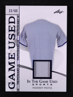 Manny Mota 2025 Leaf ITG Used Sports Game Used Memorabilia Blue #GM29 #23/65 at PristineAuction.com