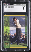 Tiger Woods 2001 Upper Deck #124 (CGC 8) at PristineAuction.com
