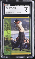 Tiger Woods 2001 Upper Deck #124 (CGC 8) at PristineAuction.com