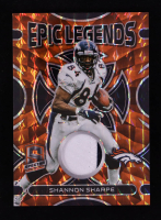 Shannon Sharpe 2023 Panini Spectra Epic Legends Materials Neon Orange #2 #08/10 at PristineAuction.com