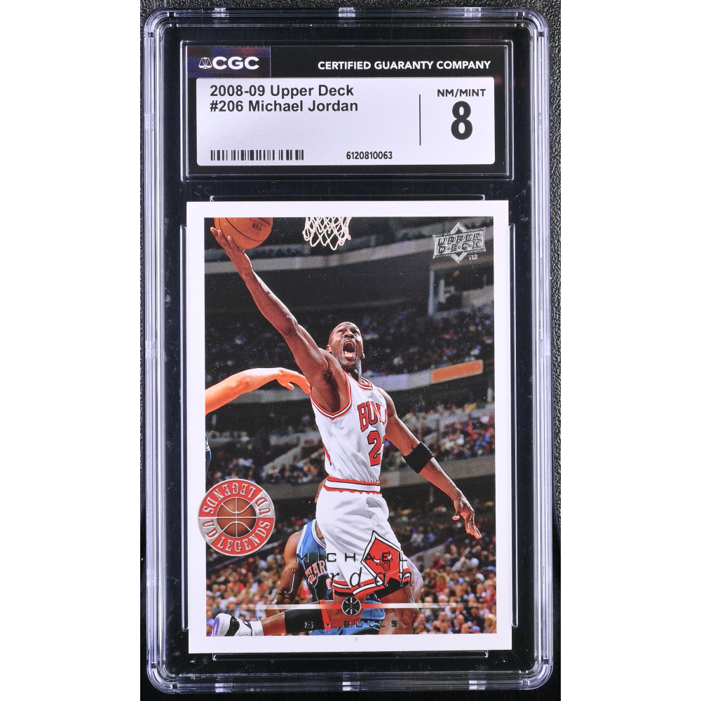 Michael Jordan 2008-09 Upper Deck #206 (CGC 8) at PristineAuction.com