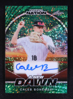 Caleb Bonemer 2025 Leaf Baseball Nation A New Dawn Green Sparkle Autographs #NACB2 #5/5 RC at PristineAuction.com