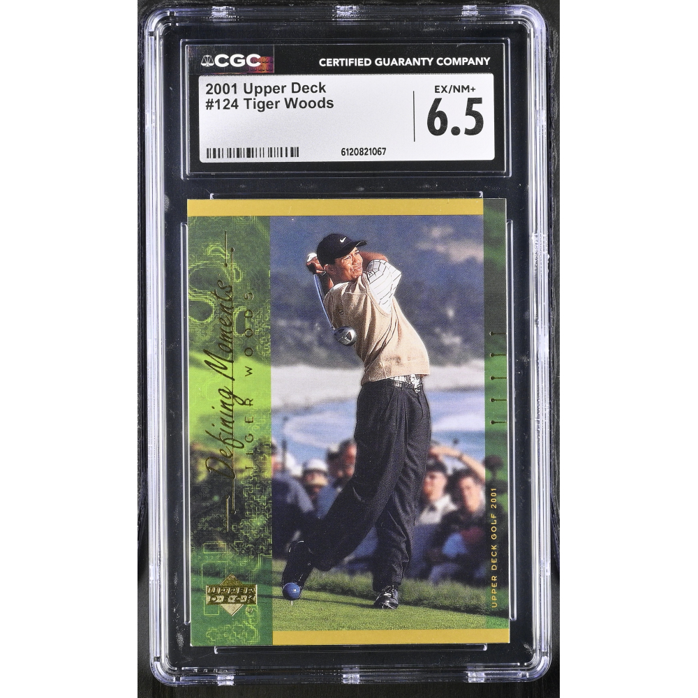 Tiger Woods 2001 Upper Deck #124 (CGC 6.5) at PristineAuction.com