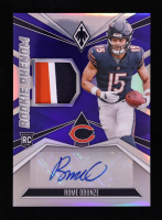 Rome Odunze 2024 Panini Phoenix Rookie Phenoms Jersey Autographs Blue #4 RC #45/49 at PristineAuction.com