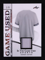 Derek Jeter 2025 Leaf ITG Used Sports Game Used Memorabilia Black #GM11 #1/3 at PristineAuction.com