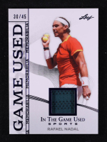 Rafael Nadal 2025 Leaf ITG Used Sports Game Used Memorabilia Blue #GM40 #30/45 at PristineAuction.com