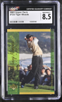 Tiger Woods 2001 Upper Deck #124 (CGC 8.5) at PristineAuction.com