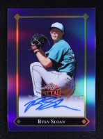 Ryan Sloan 2025 Leaf Metal Blue Autographs #LGRRS2 #15/25 RC at PristineAuction.com