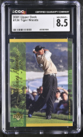 Tiger Woods 2001 Upper Deck #124 (CGC 8.5) at PristineAuction.com