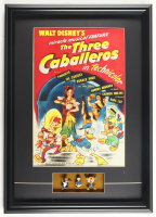 Disney's "The Three Caballeros" Custom Framed Movie Poster Display with Set of (3) Vintage1960 Movie Figurines at PristineAuction.com