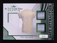 Ted Williams 2025 Leaf ITG Used Sports Gate Attraction Green #GA40 #1/1 at PristineAuction.com