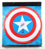 Stan Lee Signed "Captain America" Marvel Full-Size Metal Shield (Lee & Radtke) at PristineAuction.com