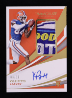 Kyle Pitts 2021 Immaculate Collection Collegiate Rookie Patch Autographs Bowl Logo 1 #55 RC #03/10 at PristineAuction.com