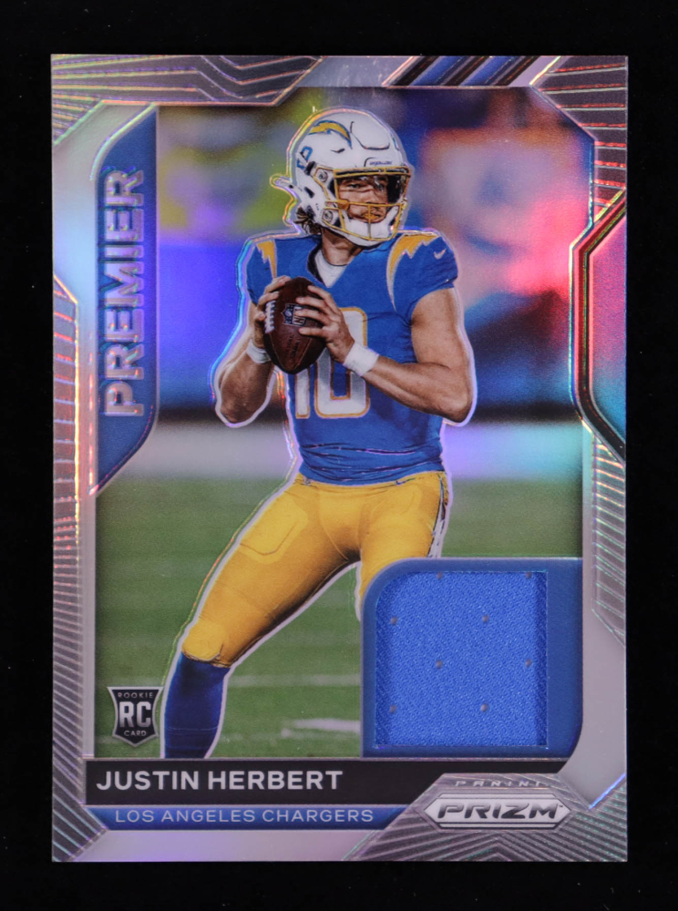 Justin Herbert 2020 Panini Prizm Premier Jerseys #29 RC
