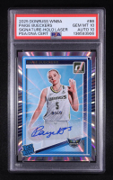 Paige Bueckers 2025 Donruss WNBA Rated Rookies Signatures Holo Laser #86 RC (PSA 10 | Autograph Grade 10) at PristineAuction.com