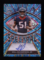 Will Anderson Jr. 2023 Panini Spectra Spectral Signatures Neon Blue #7 RC #27/50 at PristineAuction.com