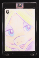 Miss Piggy | The Muppets | Original Art Sketch Card by Guy Gilchrist (1/1 Original Art) at PristineAuction.com