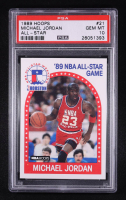 Michael Jordan 1989-90 Hoops #21 AS (PSA 10) at PristineAuction.com