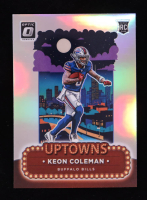 Keon Coleman 2024 Donruss Optic Uptowns #15 RC at PristineAuction.com