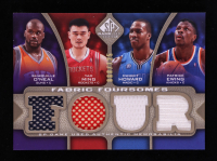 Shaquille O'Neal / Yao Ming / Dwight Howard / Patrick Ewing 2009-10 SP Game Used Fabric Foursomes 125 #F4EMHO #088/125 at PristineAuction.com